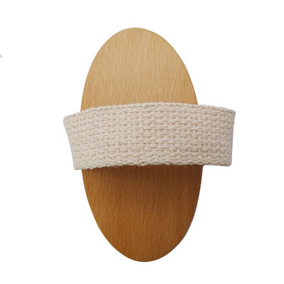 Fonction de massage Jaune Corps sec et humide Brosse à poils doux Exfoliation naturelle Peau morte Cellulite lisse ralentir le vieillissement Stimuler la lymphe et le flux sanguin