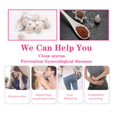Massage corporel soins de santé vaginaux tampons médecine chinoise à base de plantes coton écouvillon pour évacuation des toxines et pad de gynécologie
