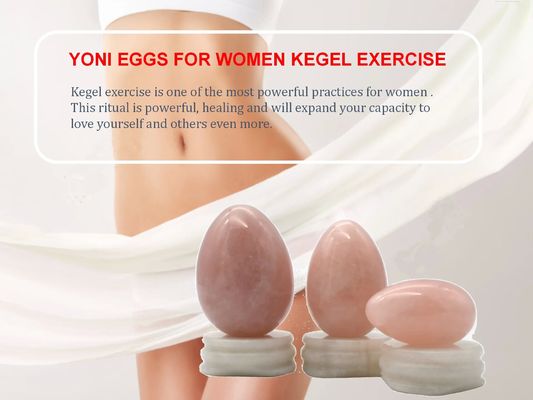 Kegel guérisseur naturel jaune olivine quartz pierre de jade oeufs yoni pour l' exercice vaginal thème de l' amour et produits chauds