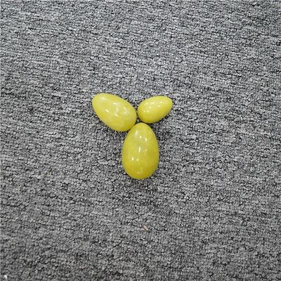 Kegel guérisseur naturel jaune olivine quartz pierre de jade oeufs yoni pour l' exercice vaginal thème de l' amour et produits chauds