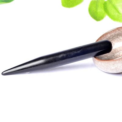 Massage au point d'acupuncture Pen de soin pour la forme du corps de Dangle Charm Ball Bian Stone Masseur facial Gua Sha