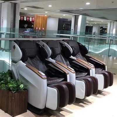Contrôle du temps et de la vitesse Ferrovie Aéroport Chaise de massage commerciale partagée Petit canapé Intelligent Scan Code Cinéma PU éponge en cuir
