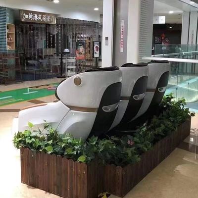 Contrôle du temps et de la vitesse Ferrovie Aéroport Chaise de massage commerciale partagée Petit canapé Intelligent Scan Code Cinéma PU éponge en cuir