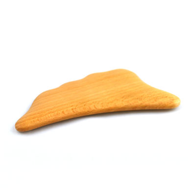 Logo personnalisé Masseur de Gua Sha en bois Outil de massage corporel pour les soins de la peau Spa lifting du visage beauté