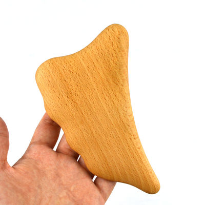 Logo personnalisé Masseur de Gua Sha en bois Outil de massage corporel pour les soins de la peau Spa lifting du visage beauté