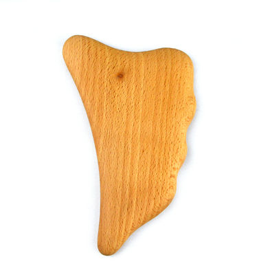 Logo personnalisé Masseur de Gua Sha en bois Outil de massage corporel pour les soins de la peau Spa lifting du visage beauté