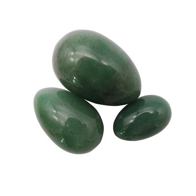 Pierre de jade naturelle œufs Yoni pour les femmes massage vaginal et entraînement musculaire pelvien 3 tailles ensemble propriétés produits sexuels