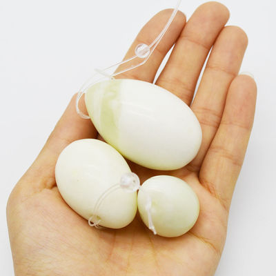 2017 Meilleur vendeur Technique-polie Xiuyan Jade Yoni œufs pour l'entraînement au poids Kegel
