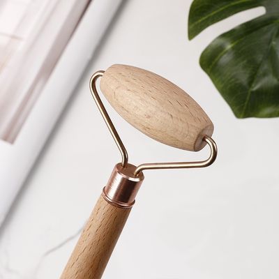 Rouleau facial en bois Masseur facial Guasha pour le soin de la peau Santé Gua Sha Massage Outil de beauté Relax Produits de tendance beauté