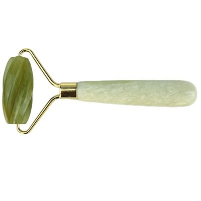 Équipement de massage du visage 100% naturel Xiuyan rouleau de jade vert Facial Jade Stone Massage des yeux rouleau de glace pour les outils de massage