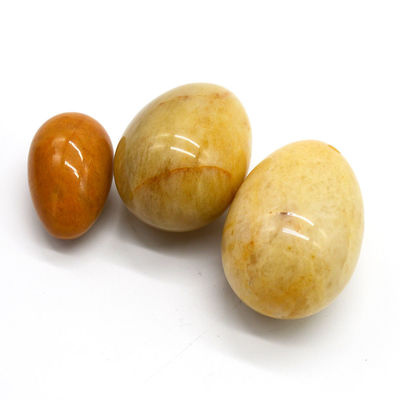 Caractéristique régionale Des œufs de jade jaune Exercice Kegel Des œufs de pierre semi-précieuse Pour l'amour Thème