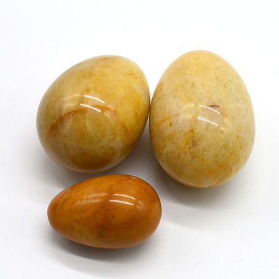 Caractéristique régionale Des œufs de jade jaune Exercice Kegel Des œufs de pierre semi-précieuse Pour l'amour Thème
