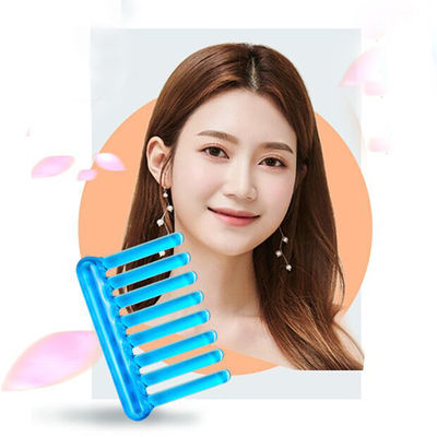 2024 Peigne populaire Gua Sha Lady Peigne de massage noir/bleu pour l'entretien des cheveux longs et la beauté musculaire à double fonction