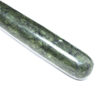 Fonction de massage musculaire tendance 2024 arrivées rouleaux de jade vert Xiuyan naturel outils Guasha pour le massage du visage et des yeux