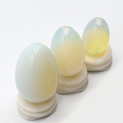Œuf Yoni Opalite Pelvic Kegel Exercice Œuf de jade pour renforcer les muscles vaginaux et massage à la boule de cristal