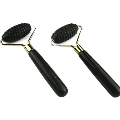 Fonction de massage musculaire tendance 2024 arrivées rouleaux de jade vert Xiuyan naturel outils Guasha pour le massage du visage et des yeux