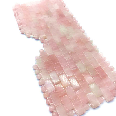 Masque facial en jade naturel personnalisable pour la beauté et le masque pour les yeux au quartz rose