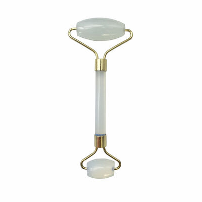 Outils à rouleaux de jade Guasha Opal Jade Roller Facial Gua Sha Massageur pour le visage et les yeux Soulagement du gonflement Réduction des rides de la peau