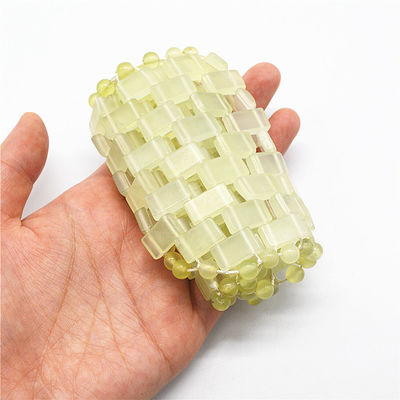 Découvrez les propriétés curatives du jade avec le masque pour les yeux en pierre de jade naturelle