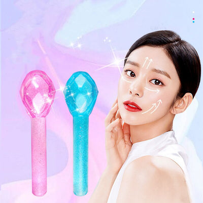 Face froide Boules de glace Massage facial pour les yeux gonflés et les cernes Logo en forme de diamant Logo personnalisé disponible