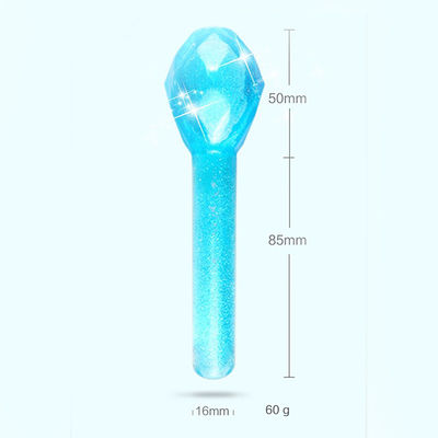Face froide Boules de glace Massage facial pour les yeux gonflés et les cernes Logo en forme de diamant Logo personnalisé disponible