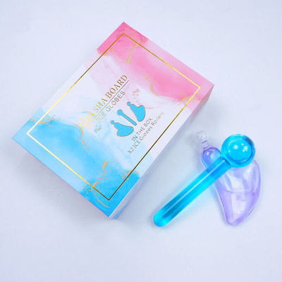 Boules de glace pour le visage cou les yeux refroidisseur masseur outils Guasha resserrer la peau réduire les poches et les rides pour la maison commerciale