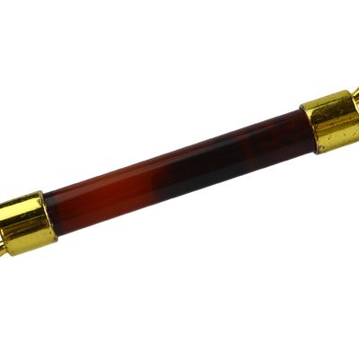 Logo personnalisé Disponibled 100% Autentique Naturel Carnélien Jade Guasha Roller Massage Anti-vieillissement Face Gua Sha Roller