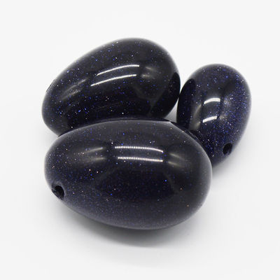 Les œufs de Yoni en jade bleu sculpté renforcent efficacement vos muscles vaginaux