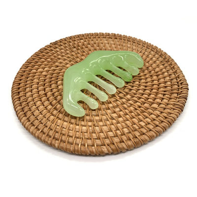 Peigne de masseur en résine Gua Sha certifié ISO9001 pour les soins du cuir chevelu et l'acupuncture