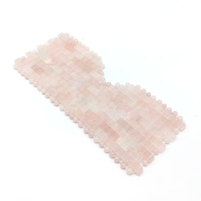 Masque pour les yeux en quartz rose naturel pour mat de beauté S