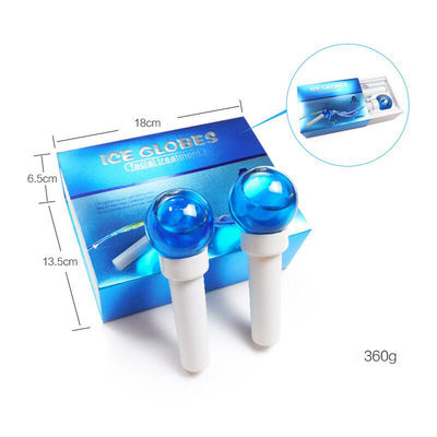 Des globes de glace personnalisables pour le soin de la peau du visage 360 rouleaux de refroidissement rotatifs pour les soins de la peau quotidiens