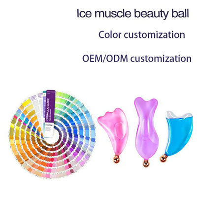Personnalisation Glace Guasha Massage Face Lift Outils de soins de la peau Refroidissement beauté Glaces faciales Boules de glace Gua Sha Outil de massage pour SPA