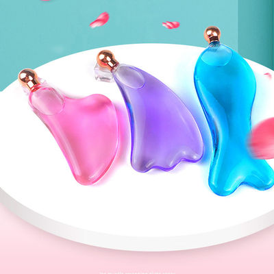 Personnalisation Glace Guasha Massage Face Lift Outils de soins de la peau Refroidissement beauté Glaces faciales Boules de glace Gua Sha Outil de massage pour SPA