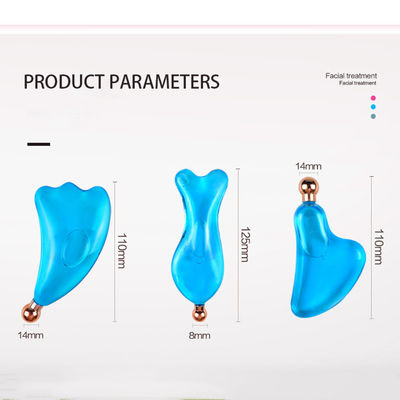 Personnalisation Glace Guasha Massage Face Lift Outils de soins de la peau Refroidissement beauté Glaces faciales Boules de glace Gua Sha Outil de massage pour SPA