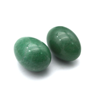 Perçage artisanal de trous Nephrite Jade œufs pour Yoni Exercice Yoni Ensemble de 3
