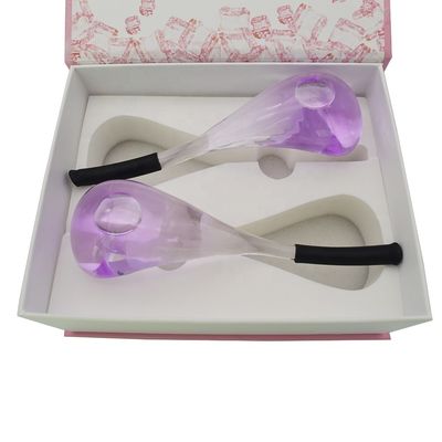 2024 Globe de glace Globe de glace Beauté Glace Massage du visage Outils de massage pourpre Boule de massage pour femme Yeux Cou Asmr de Produits populaires