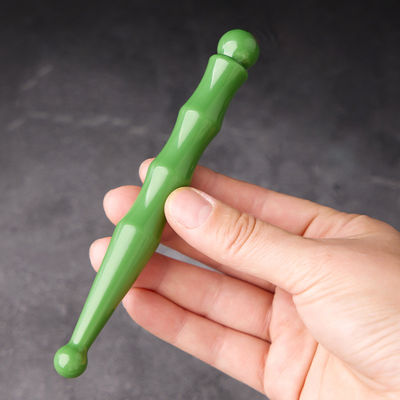 14.5cm de résine à double tête Acupoint Stick pour le massage facial et l'outil de stimulation lymphatique