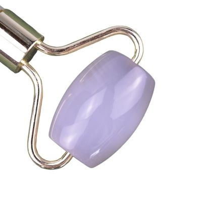 Agate naturel pour le visage Rouleau de jade Gua Sha Massageur pour le visage Outils de beauté pour la peau Anti-âge Fonction de massage musculaire