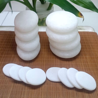 Fonction musicale 16pcs Jade Blanc Pierre d'énergie Beauté Massage chauffage Spa Massage à l'huile essentielle Boîte pour soins de santé personnels