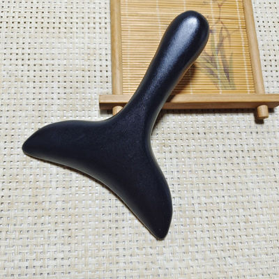 Masseur corporel certifié ISO9001 Plaque de grattage de pierre naturelle Bian Gua Sha pour le massage du dos et le pinceau méridien