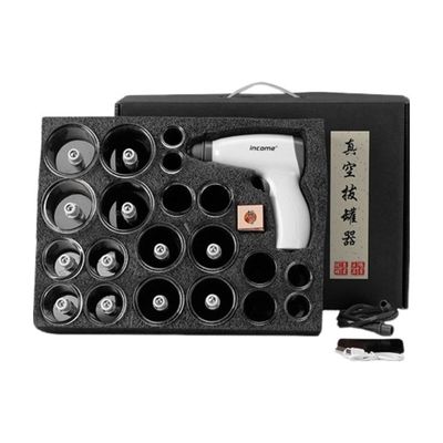 Ensemble de 20 pièces Masseur à aspiration électrique pour le massage corporel Meridien Traitement outil de relaxation Matériau ABS