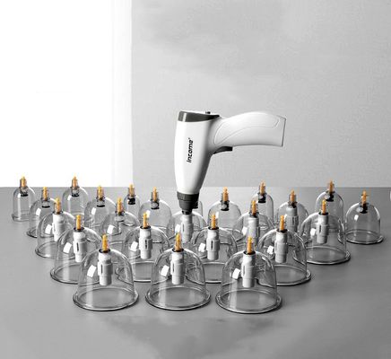 Ensemble de 24 pièces Masseur électrique à aspiration pour le massage musculaire du corps Outil de relaxation pour le traitement du méridien