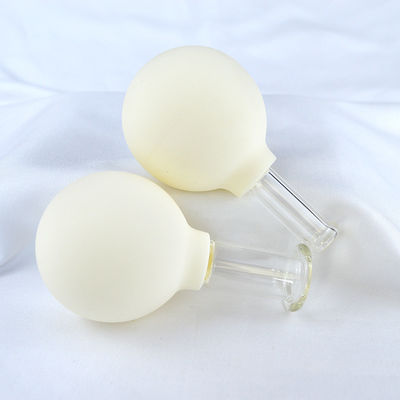 2pcs de démaquillage du visage et de la peau, soins de la peau, spa, salon de beauté, coupes de thérapie, séries d'aspiration sous vide en verre de silicone 2024.