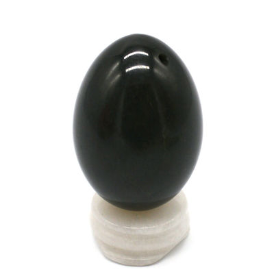 Nephrite en forme d'œuf Kegel Jade œufs pierre précieuse naturelle Yoni œufs 40 * 30mm