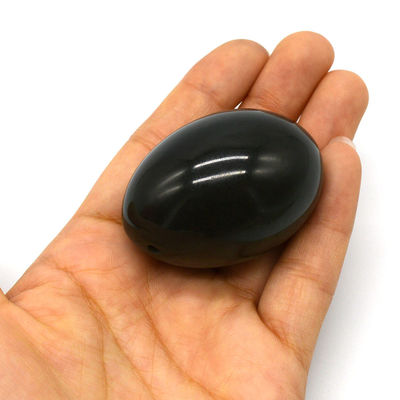 Nephrite en forme d'œuf Kegel Jade œufs pierre précieuse naturelle Yoni œufs 40 * 30mm