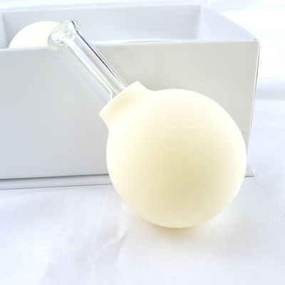 2023 Arrivées 2 pièces de verre silicone Coupe Set Massage Vacuum Suction Coupe pour le visage par caoutchouc et le marteau de massage