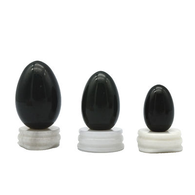 Des œufs Yoni de néphrite verte certifiée pour les femmes Kegel Fabriqué en 43 * 30mm Taille Caractéristique régionale