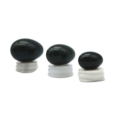 Des œufs Yoni de néphrite verte certifiée pour les femmes Kegel Fabriqué en 43 * 30mm Taille Caractéristique régionale