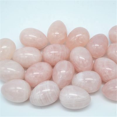 œufs yoni au quartz rose pour les femmes PC entraînement musculaire et exercice de Kegel