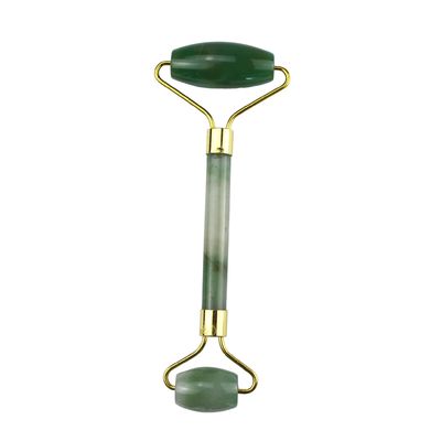 Équipement de massage du visage Rouleau vert aventurine Gua Sha Jade Rouleau de pierre Guasha pour masseur du visage